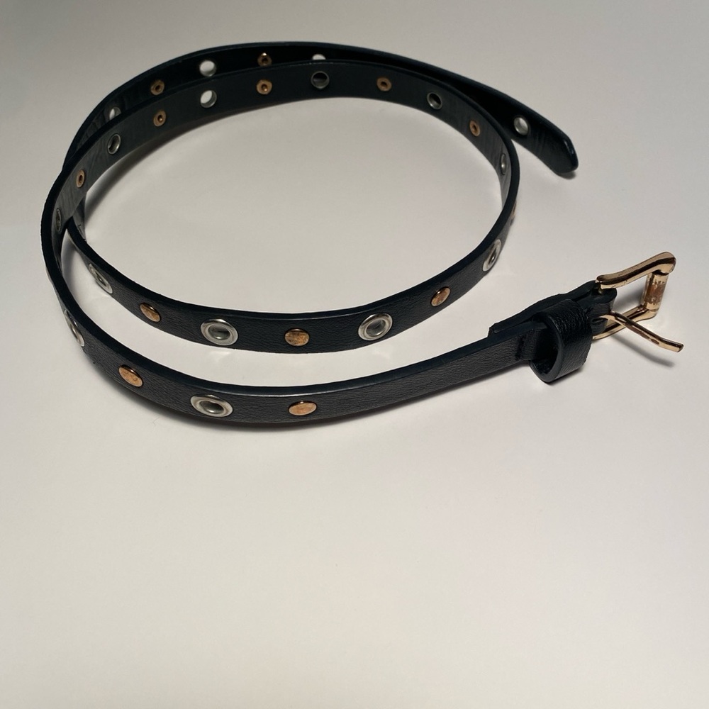 Black and Gold Women's Belt
